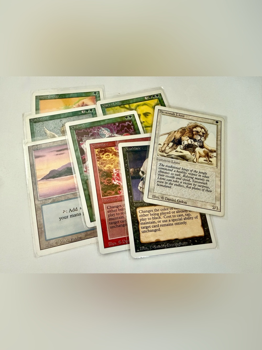 Vintage MTG Card Lot: Savannah Lions, Gaea’s Liege + More